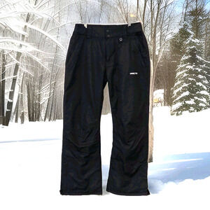 Arctix Women's Black Insulated Snow Ski Pants Snowboard Adjustable Waist Large